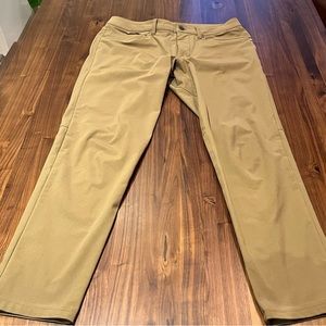 Lululemon ABC Slim fit pants - waist 32” length 30” - beige